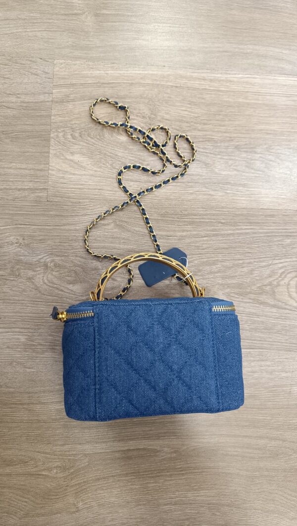 Cartera - Bolso de Mano Chanel Jeans Blue CJblue005 G5 - Image 3