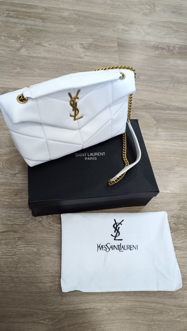 Cartera - Bolso de Mano Yves Saint Laurent White YSL0024 G5 - Image 2