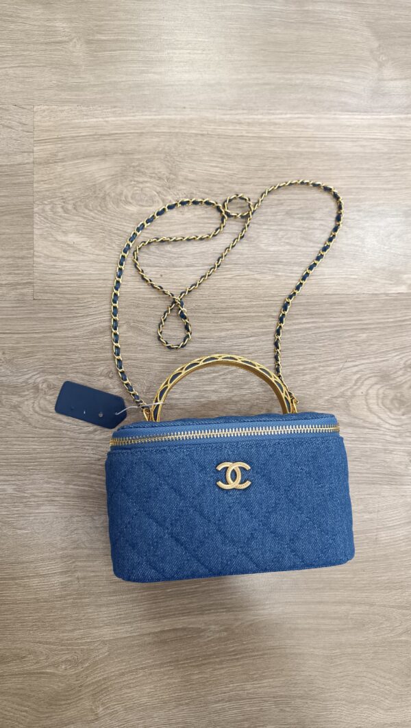 Cartera - Bolso de Mano Chanel Jeans Blue CJblue005 G5 - Image 4