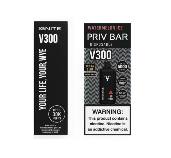 Vaper Ignite V300 - Watermelon Ice - 30.000 Puff