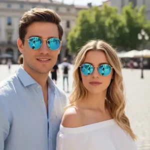 Lentes De Sol Rb3447 Round Metal 112/17 - Talle M Unisex
