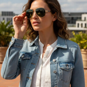 Lentes De Sol Rb8307 Aviator Fibra Carbono 001 - Talle M