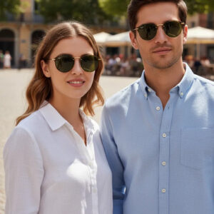 Lentes De Sol Rb3574 Round Metal Blaze 001/71 Talle M Unisex