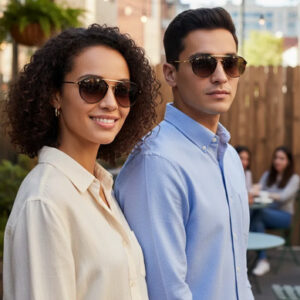 Lentes De Sol Rb4292 Round Double Bridge Blaze 710/13 Unisex