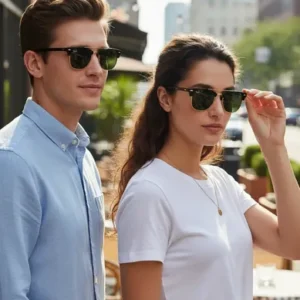 Lentes De Sol Rb3816 Clubmaster Double Bridge 901 - Unisex