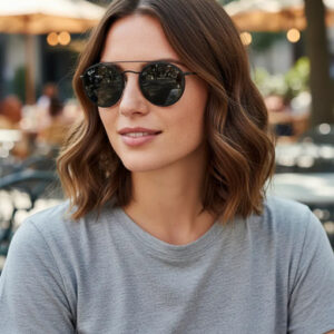 Lentes De Sol Rb3647 Round Double Bridge 002/r5 - Talle M
