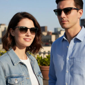 Lentes De Sol Rb3576 Clubmaster Blaze 153/11 Talle M Unisex