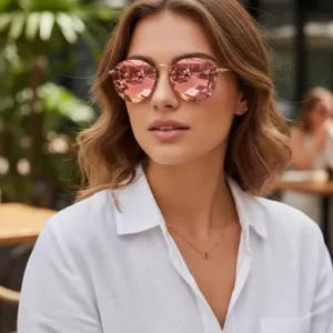 Lentes De Sol Rb3574 Round Metal Blaze 001/4e - Talle M