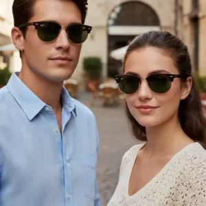 Lentes De Sol Rb3946 Clubmaster Oval 1304/31 Unisex Estandar