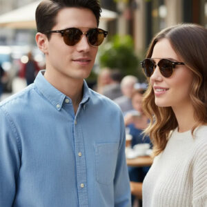 Lentes De Sol Rb4346 Clubround Double Bridge 990/33 - Unisex