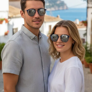 Lentes De Sol Rb3546 Round Shape 9010/9u - Talle M Unisex
