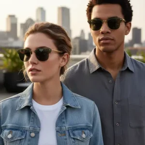 Lente De Sol Rb3576 Clubmaster Blaze 9172/80 Talle M Unisex