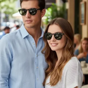 Lentes De Sol Rb2180 Round Highstreet 601/71 Talle M Unisex