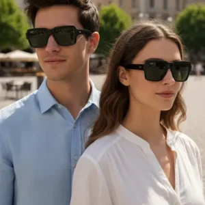 Lentes De Sol Rb4408 Square 6677/71 - Talle M Unisex