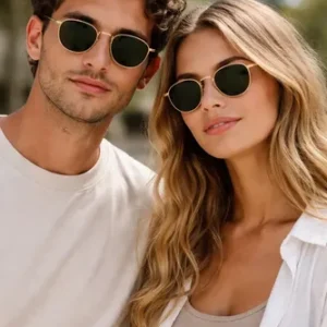 Lentes De Sol Rb3447 Round Metal 001 - Talle M Unisex
