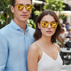Lente De Sol Rb3576 Clubmaster Blaze 9037/7j Talle M Unisex