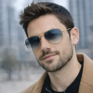 Lentes De Sol Rb3025 Aviator Large Metal 001/3f - Talle M
