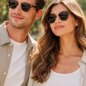 Lentes De Sol Rb3016 Clubmaster Fleck 1158/r5 Talle M Unisex