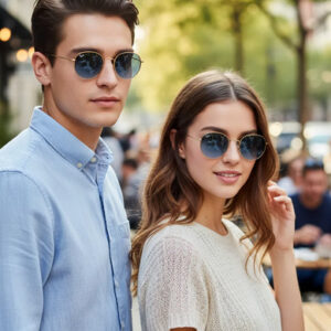Lente De Sol Rb3532 Round Plegable 199/3f Unisex Talle Unico