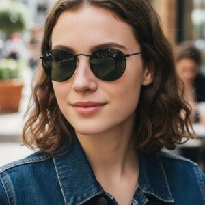 Lentes De Sol Rb3447 Round Metal 002 - Talle M Unisex