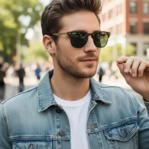 Lentes De Sol Rb3576 Clubmaster Blaze 043/71 Talle M Unisex