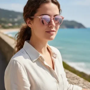 Lentes De Sol Rb2180 Round Highstreet 6229/7e - Talle M