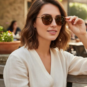Lentes De Sol Rb2447 Round Fleck 1160 - Talle M Unisex