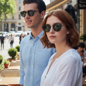 Lentes De Sol Rb2447 Round Fleck 901 - Talle M Unisex