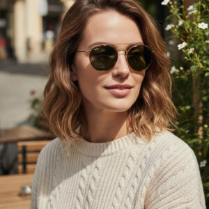 Lentes De Sol Rb3647 Round Double Bridge 001 - Talle M