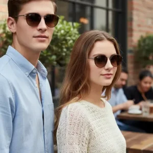 Lentes De Sol Rb3574 Round Metal Blaze 004/13 Talle M Unisex