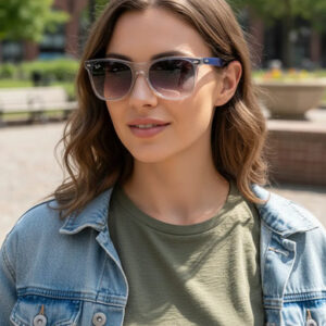 Lentes De Sol Rb4440 Wayfarer Blaze 6356/x0 - Talle M
