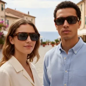 Lentes De Sol Rb4454 Flacko Bio Based 1398/56 Talle M Unisex
