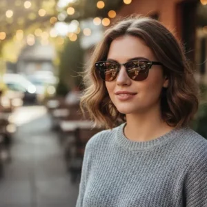 Lentes De Sol Rb3016 Clubmaster W3389 - Talle M Unisex