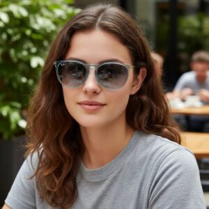 Lentes De Sol Rb4171 Erika Traslucido 6743/4l - Talle M