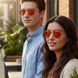 Lentes De Sol Rb3447 Round Metal 112/69 - Talle M Unisex