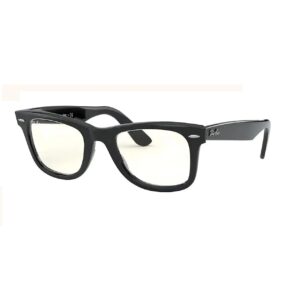 Armazón Rb Wayfarer Negro Mate C/cristales Graduados Talle M