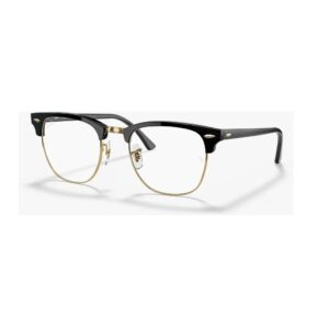 Armazón Rb Clubmaster Negro Con Cristales Graduados Talle M