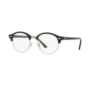 Armazón Rb Clubround Negro Con Cristales Graduados Talle M